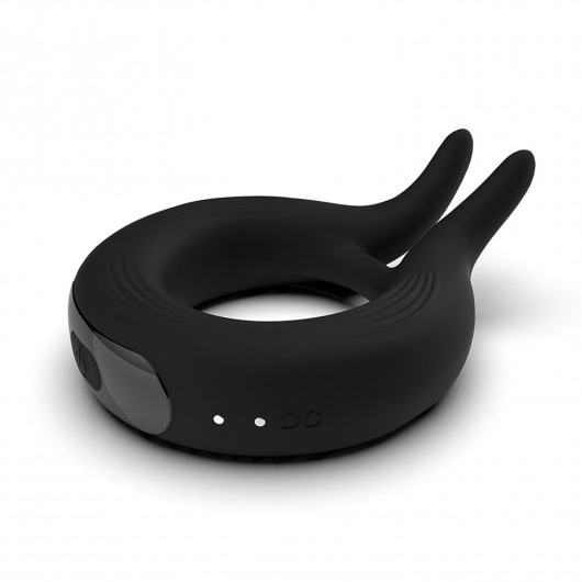 Черное эрекционное кольцо Marry Me Rechargeable Vibrating Cockring - Adrien Lastic - в Балашихе купить с доставкой