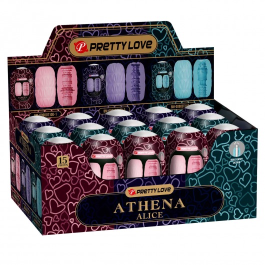 Набор из 15 мастурбаторов Athena Alice - Baile - в Балашихе купить с доставкой