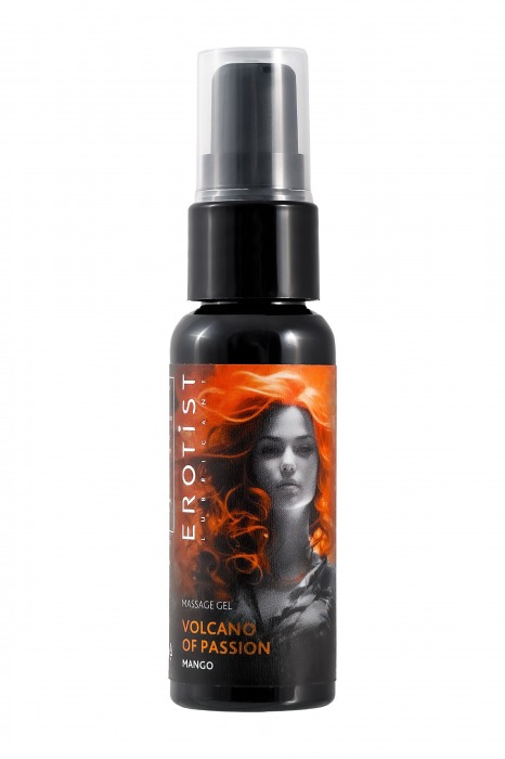 Гель с эффектом вибрации Volcano Of Passion со вкусом манго - 25 мл. - Erotist Lubricants - купить с доставкой в Балашихе