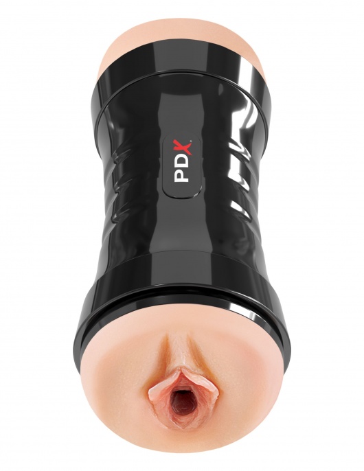 Двусторонний мастурбатор в колбе Super Flip-A-Pussy Over - Pipedream - в Балашихе купить с доставкой