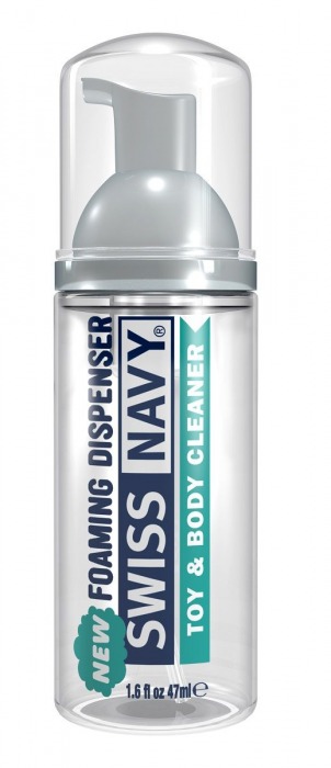 Очищающая пенка для игрушек и тела Toy   Body Cleaner Foamer - 47 мл. - Swiss navy - купить с доставкой в Балашихе