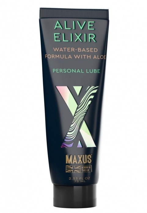Интимный гель на водной основе MAXUS Alive Elixir - 75 мл. - Maxus - купить с доставкой в Балашихе