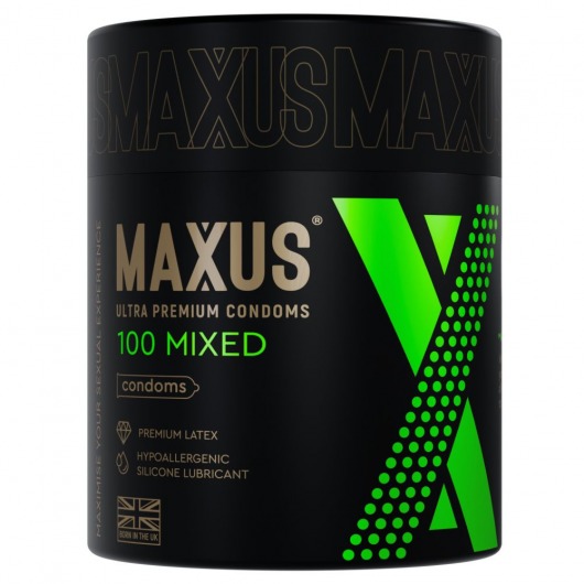 Презервативы MAXUS Mixed - 100 шт. - Maxus - купить с доставкой в Балашихе