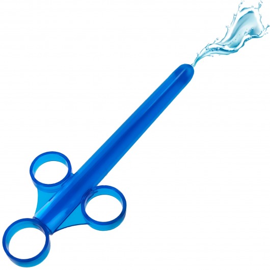 Синий шприц для введения лубриканта XL Lubricant Launcher - XR Brands - купить с доставкой в Балашихе