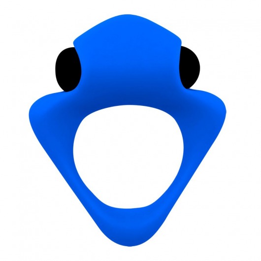 Синее эрекционное кольцо Wooomy Tribeс с вибрацией - Adrien Lastic - в Балашихе купить с доставкой