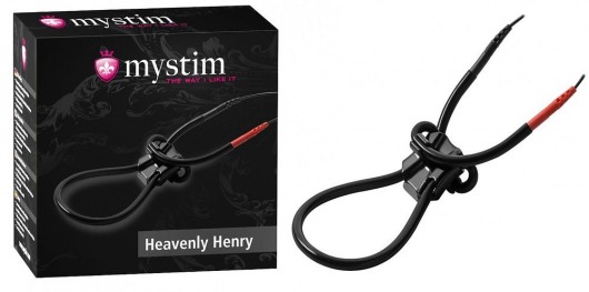 Эрекционное лассо для электростимуляции HEAVENLY HENRY - MyStim - купить с доставкой в Балашихе
