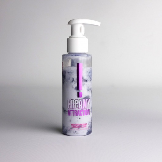 Увлажняющий крем-гель для тела с ароматом ежевики Creamy Attraction Blackberry - 100 мл. - INTT - купить с доставкой в Балашихе
