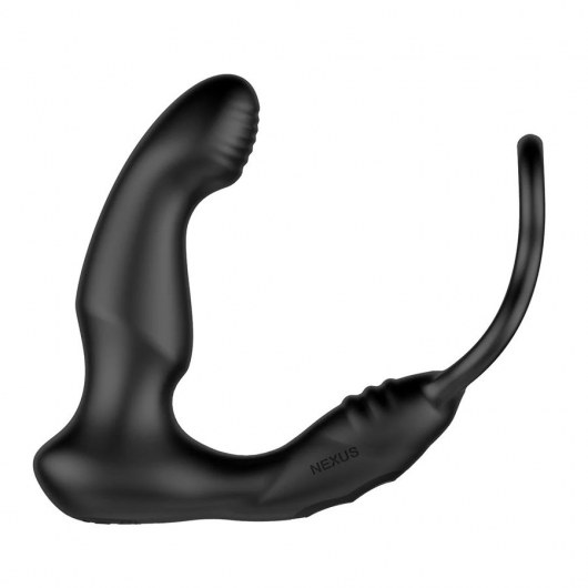 Черный двухмоторный массажер простаты Nexus Simul8 Wave Edition - Nexus Range - в Балашихе купить с доставкой