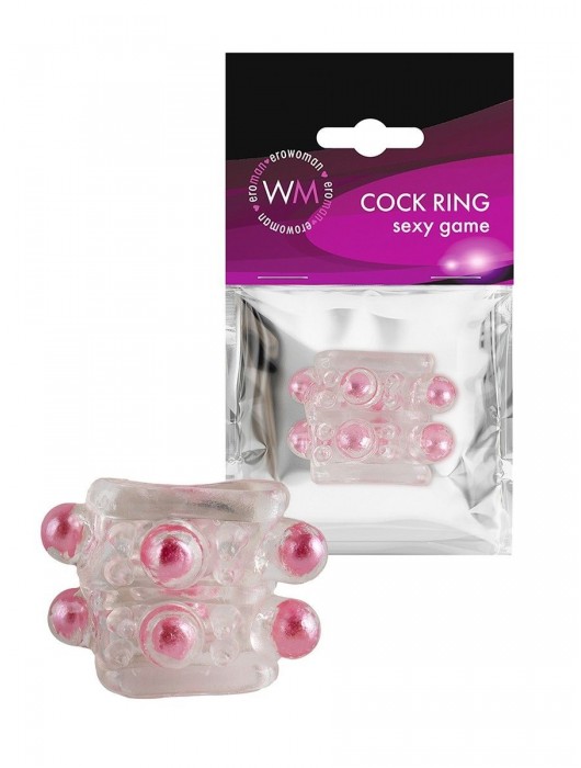 Прозрачная насадка на пенис с цветными шариками - Erowoman-Eroman - в Балашихе купить с доставкой