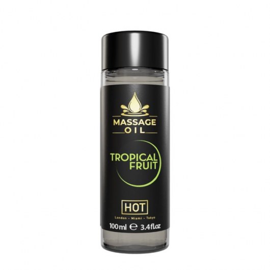 Массажное масло c ароматом тропических фруктов Massage Oil - 100 мл. - HOT - купить с доставкой в Балашихе