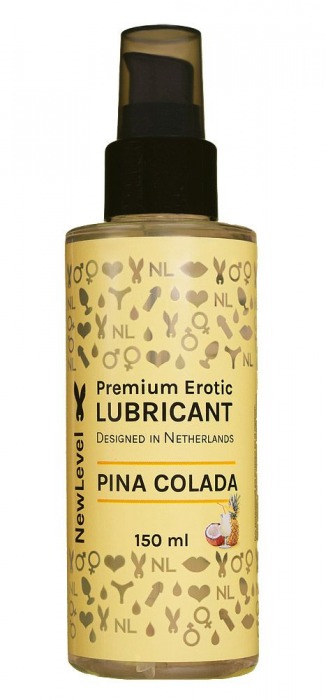 Ароматизированный лубрикант на водной основе NewLevel Pina Colada - 150 мл. - NewLevel - купить с доставкой в Балашихе