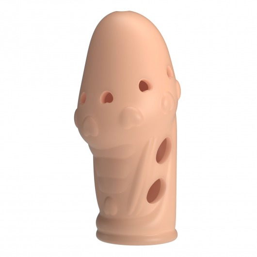 Телесная насадка на пенис Booker - 8 см. - Baile - в Балашихе купить с доставкой