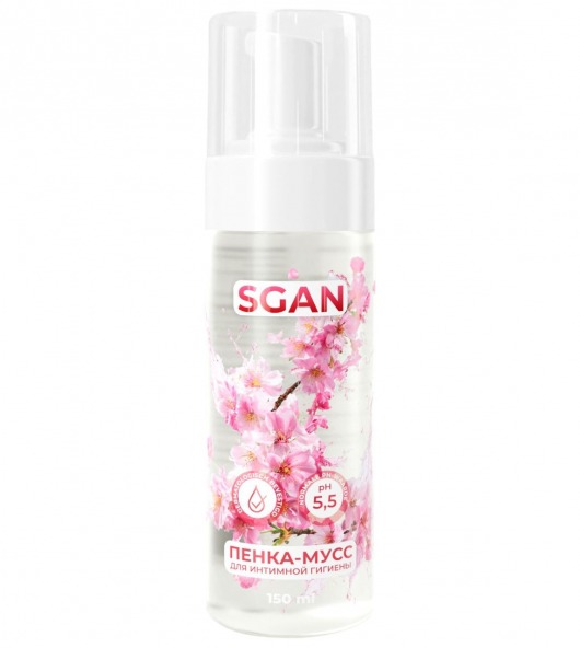 Пенка-мусс для интимной гигиены SGAN с пребиотиками - 150 мл. - SGAN - купить с доставкой в Балашихе
