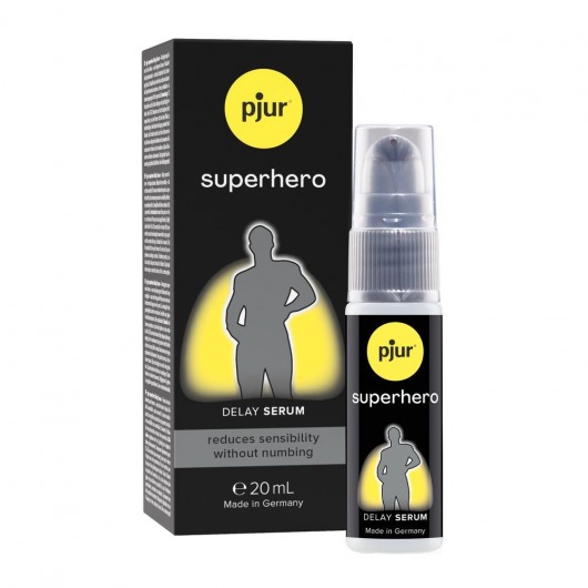 Пролонгатор-сыворотка pjur Superhero Delay Serum - 20 мл. - Pjur - купить с доставкой в Балашихе