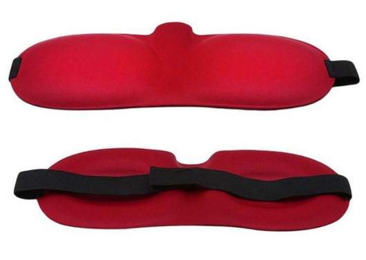 Красная глухая маска на резинке - Sitabella - купить с доставкой в Балашихе