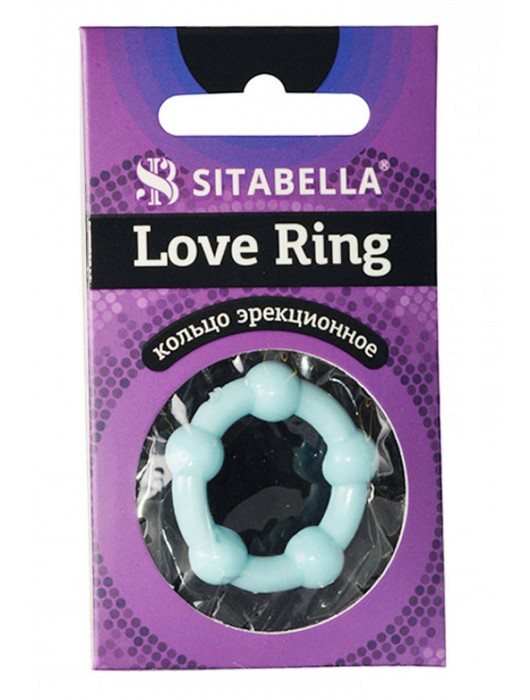Цветное эрекционное кольцо Love Ring с бусинами - Sitabella - в Балашихе купить с доставкой