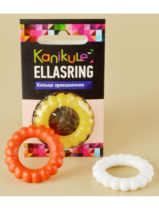 Цветное рельефное эрекционное кольцо Ellasring - Sitabella - в Балашихе купить с доставкой