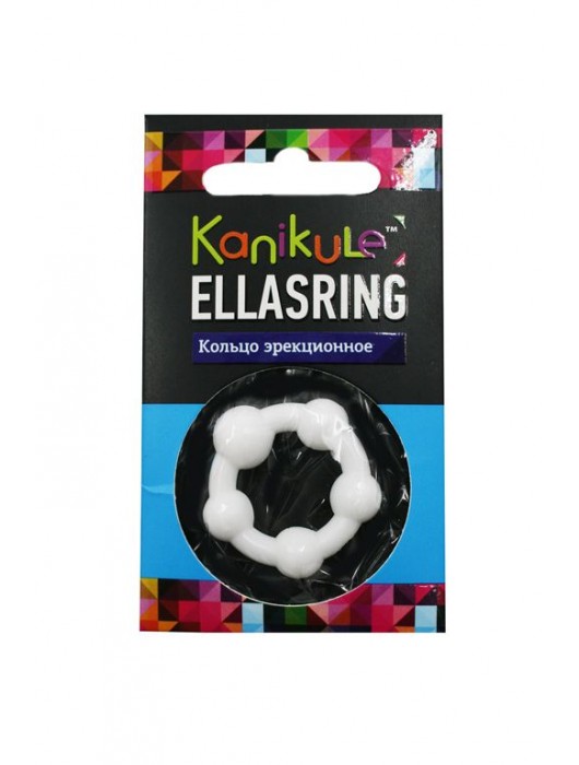 Цветное эрекционное кольцо с шариками Ellasring - Sitabella - в Балашихе купить с доставкой