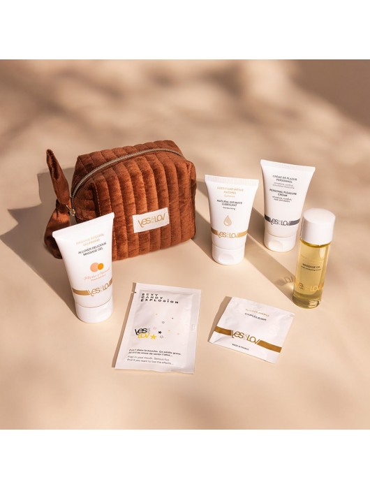 Набор YESforLOV La Trousse Enchantée в коричневой косметичке - YESforLOV - купить с доставкой в Балашихе