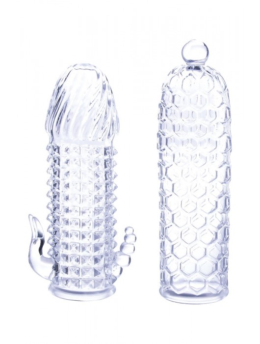 Набор из 2 прозрачных насадок на член Seductive Tickler Sleeves Set - NMC - в Балашихе купить с доставкой