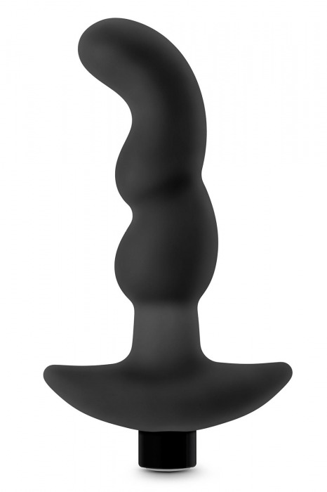Черный вибромассажер простаты Prostate Massager 03 - 15,2 см. - Blush Novelties - в Балашихе купить с доставкой