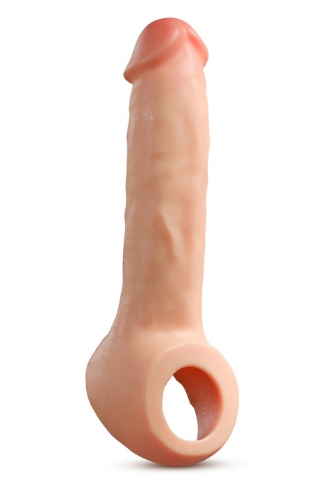 Телесная насадка-удлинитель Thrive 8.75 Inch Realistic Penis Extender Sleeve - 22,2 см. - Blush Novelties - в Балашихе купить с доставкой