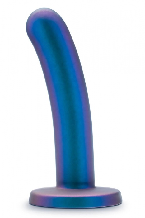 Синяя насадка с гладкой поверхностью Surrender 5.75 Inch Intermediate Pegging Dildo - 14,6 см. - Blush Novelties - купить с доставкой в Балашихе