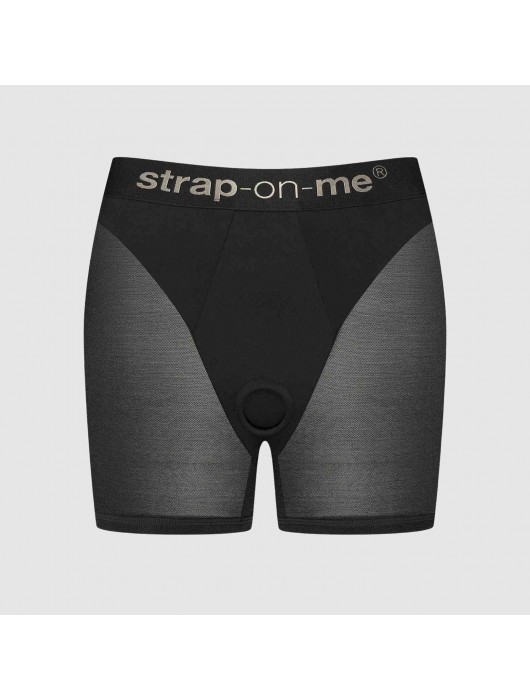 Трусики-шорты для фиксации насадок Strap-on-me Harness Lingerie Halo - size S - Strap-on-me - купить с доставкой в Балашихе