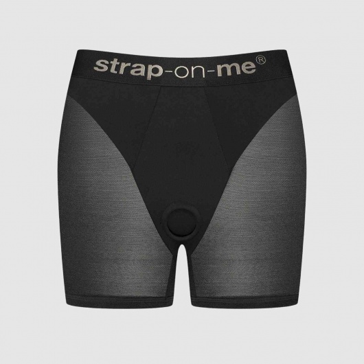 Трусики-шорты для фиксации насадок Strap-on-me Harness Lingerie Halo - size L - Strap-on-me - купить с доставкой в Балашихе