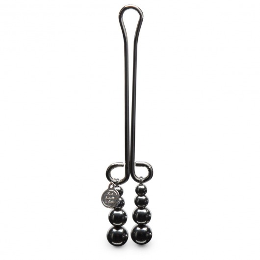 Зажим для клитора с бусинами Just Sensation Beaded Clitoral Clamp - Fifty Shades of Grey - купить с доставкой в Балашихе