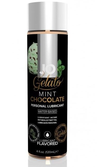 Лубрикант с ароматом мятного шоколада JO GELATO MINT CHOCOLATE - 120 мл. - System JO - купить с доставкой в Балашихе