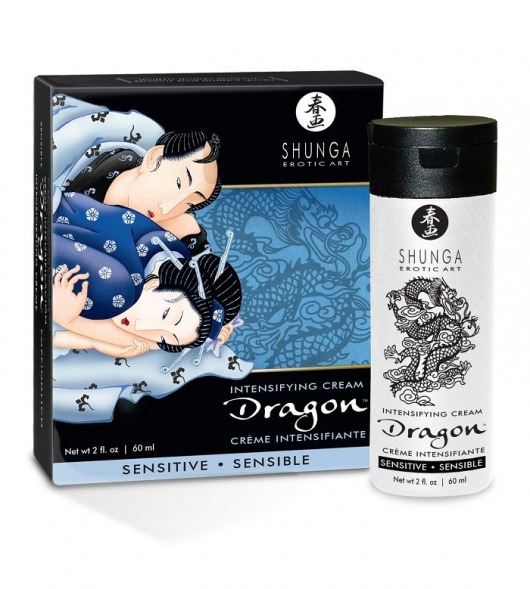 Интимный мужской крем SHUNGA DRAGON SENSITIVE - 60 мл. - Shunga - купить с доставкой в Балашихе