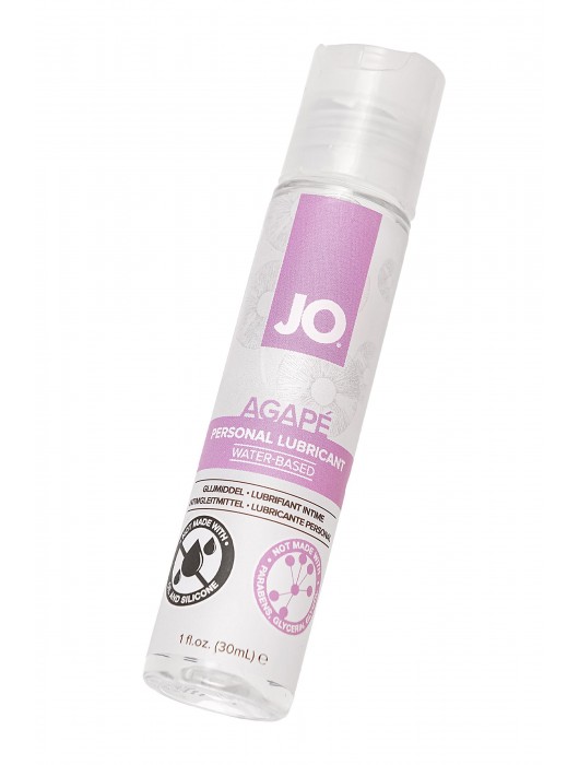 Лубрикант на водной основе для женщин JO AGAPE ORIGINAL - 30 мл. - System JO - купить с доставкой в Балашихе