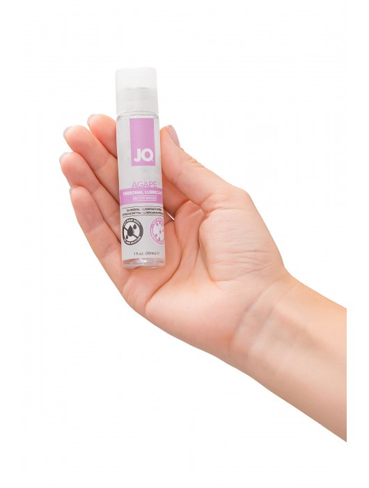 Лубрикант на водной основе для женщин JO AGAPE ORIGINAL - 30 мл. - System JO - купить с доставкой в Балашихе