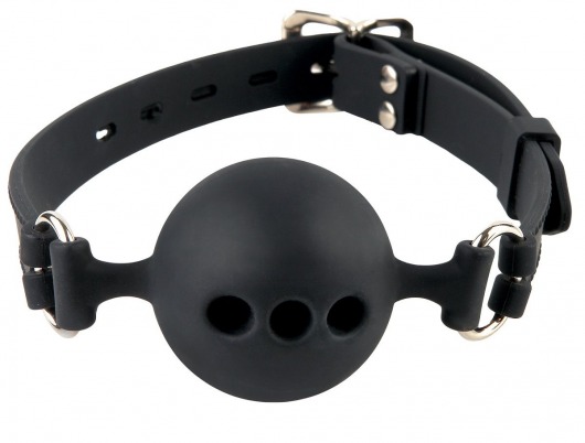 Силиконовый кляп-шар с отверстиями для дыхания Silicone Breathable Ball Gag Small - Pipedream - купить с доставкой в Балашихе