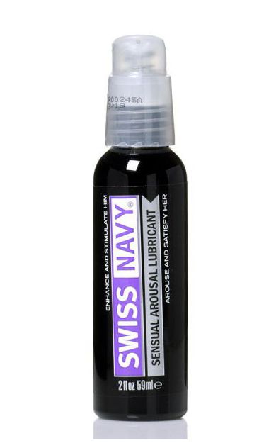 Возбуждающий гель-лубрикант на водной основе Sensual Arousal Lubricant - 59 мл. - Swiss navy - купить с доставкой в Балашихе