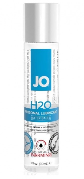 Возбуждающий лубрикант на водной основе JO Personal Lubricant H2O Warming - 30 мл. - System JO - купить с доставкой в Балашихе