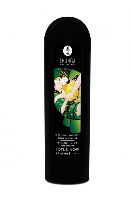 Интимный гель для пар, усиливающий наслаждение, Lotus Noir - 60 мл. - Shunga - купить с доставкой в Балашихе