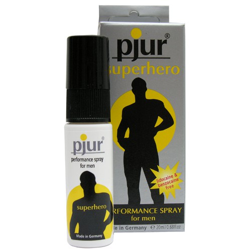 Пролонгирующий мужской спрей pjur SUPERHERO spray - 20 мл. - Pjur - купить с доставкой в Балашихе