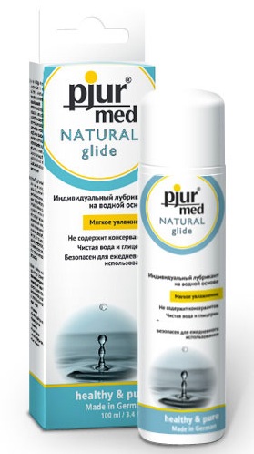 Нейтральный лубрикант на водной основе pjur MED Natural glide - 100 мл. - Pjur - купить с доставкой в Балашихе