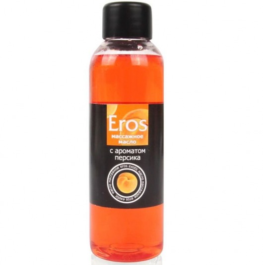 Массажное масло Eros exotic с ароматом персика - 75 мл. - Биоритм - купить с доставкой в Балашихе