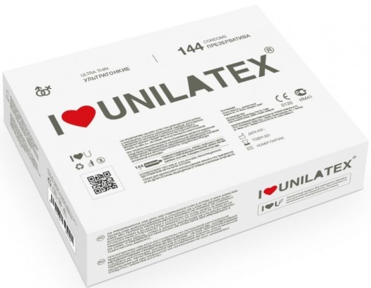 Ультратонкие презервативы Unilatex Ultra Thin - 144 шт. - Unilatex - купить с доставкой в Балашихе