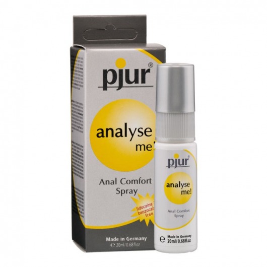 Обезболивающий анальный спрей pjur ANALYSE ME - 20 мл. - Pjur - купить с доставкой в Балашихе