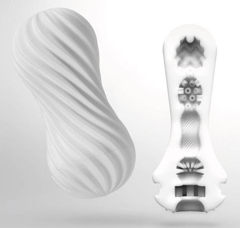 Мастурбатор FLEX Silky White с мягким рельефом - Tenga - в Балашихе купить с доставкой