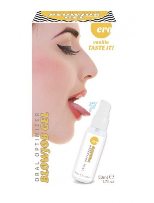 Увлажняющий гель для орального секса с ароматом ванили - 50 мл. - Ero - купить с доставкой в Балашихе