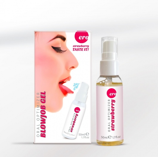Увлажняющий гель для орального секса с ароматом клубники - 50 мл. - Ero - купить с доставкой в Балашихе