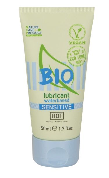 Органический лубрикант для чувствительной кожи Bio Sensitive - 50 мл. - HOT - купить с доставкой в Балашихе