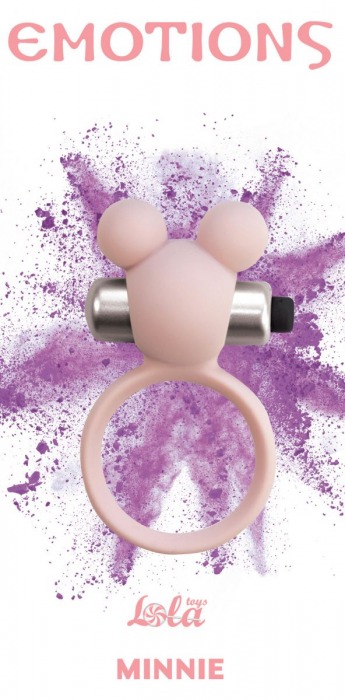 Розовое эрекционное виброколечко Emotions Minnie Light pink - Lola Games - в Балашихе купить с доставкой