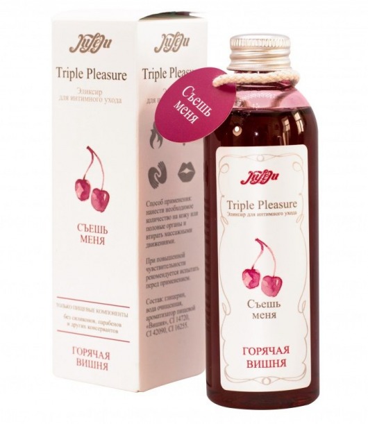 Эликсир Triple Pleasure  Горячая вишня  - 130 гр. - JULEJU - купить с доставкой в Балашихе