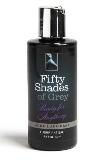 Лубрикант на водной основе Ready for Anything Aqua Lubricant - 100 мл. - Fifty Shades of Grey - купить с доставкой в Балашихе